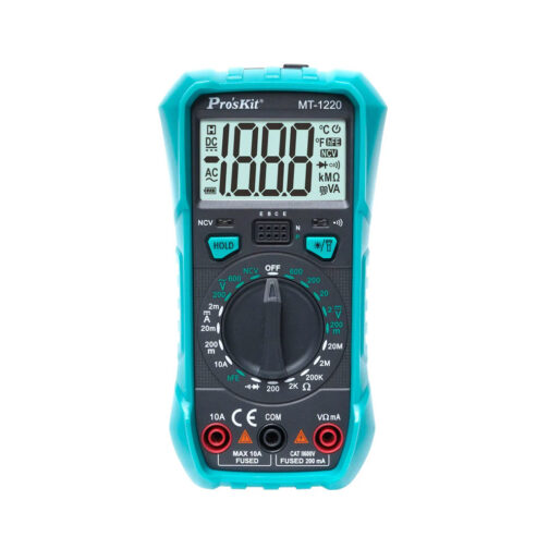 MULTIMETRO DIGITAL MT-1220 PROSKIT
