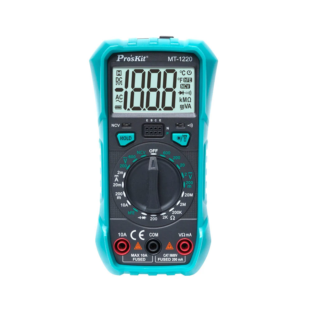 MULTIMETRO DIGITAL MT-1220 PROSKIT