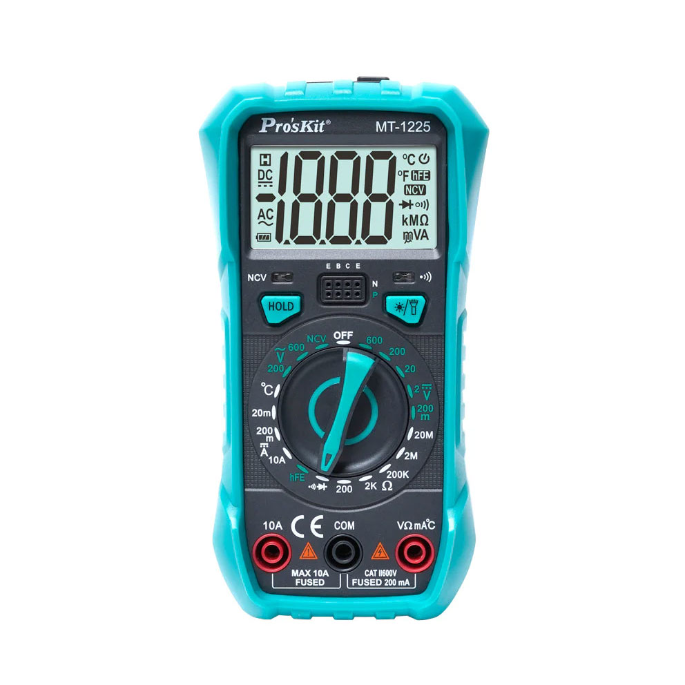 MULTIMETRO DIGITAL MT-1225 PROSKIT