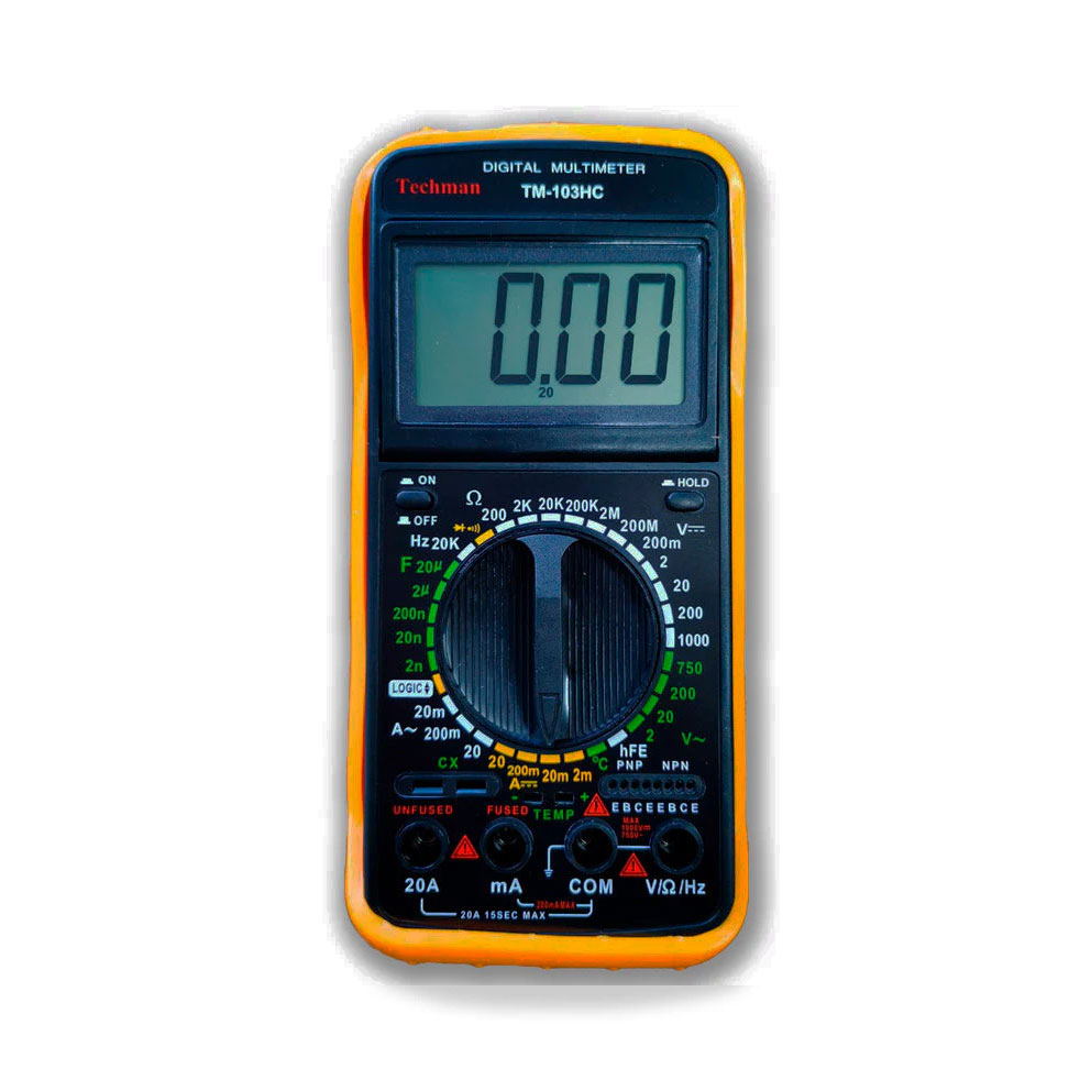 MULTIMETRO DIGITAL TM-103HC TECHMAN