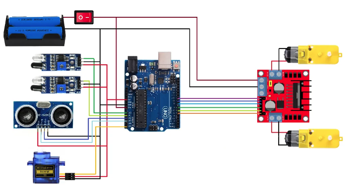 Construir un mini robot seguidor de línea