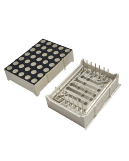 MATRIZ DE PUNTOS 5X7 LED 3MM 14 PINES LUZ ROJA – ANODO