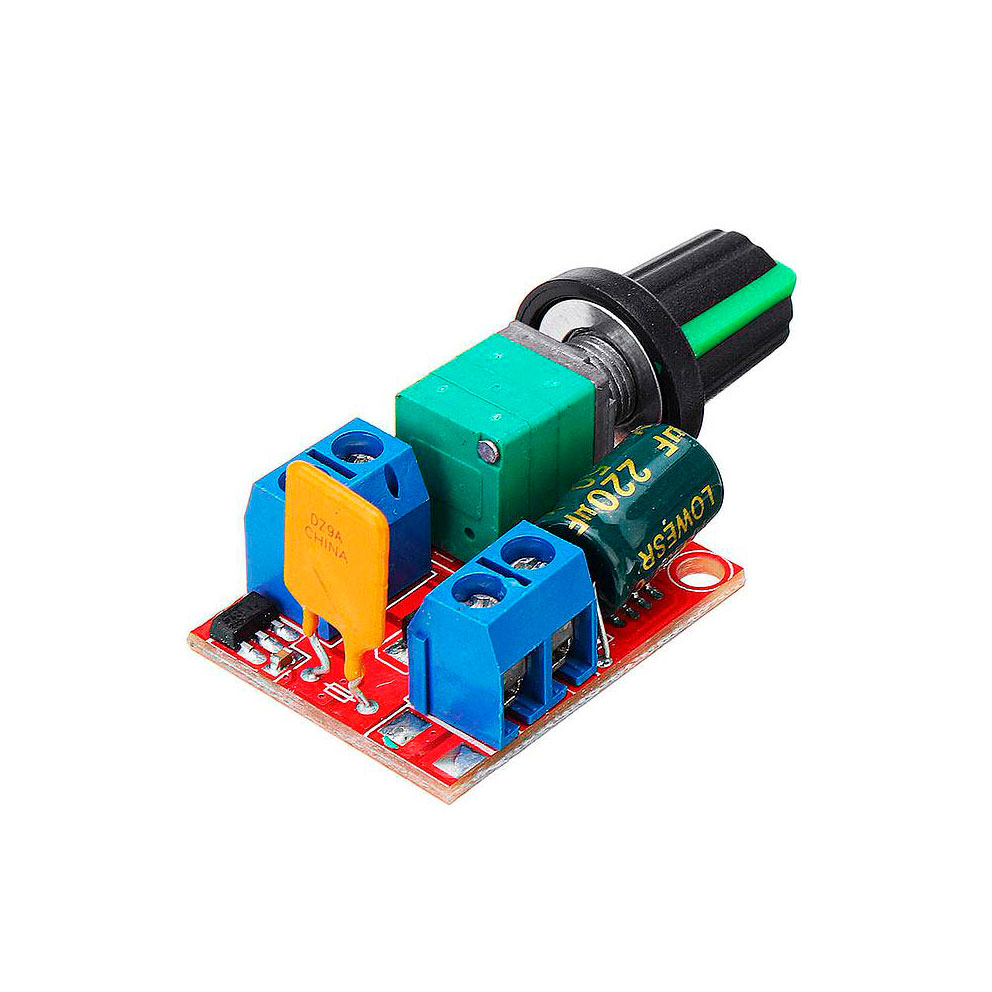 CONTROLADOR DE VELOCIDAD DE MOTOR PWM 3-15VDC 5A