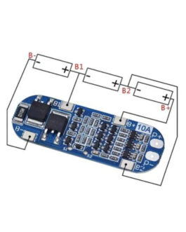 MODULO REGULACION PARA EMSAMBLAR 3 BATERIAS PI-18650 AZUL