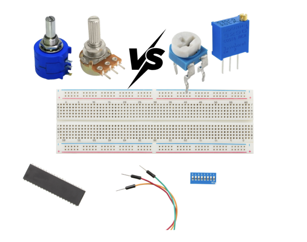 Potenciómetros vs. Trimmers: ¿Cuál necesita para su proyecto?