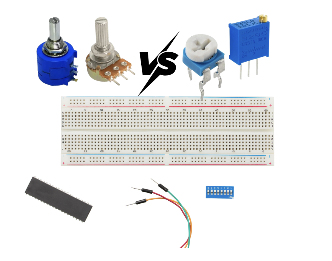 En este momento estás viendo  Potenciómetros vs. Trimmers: ¿Cuál necesita para su proyecto?